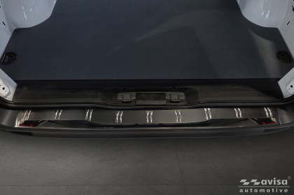 Nerezová ochranná lišta zadního nárazníku Avisa pro Mercedes V Klasa W447/ Vito 3 černá