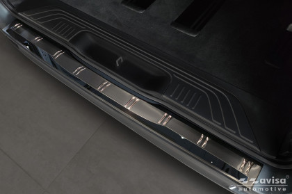 Nerezová ochranná lišta zadního nárazníku Avisa pro Mercedes V Klasa W447/ Vito 3 černá