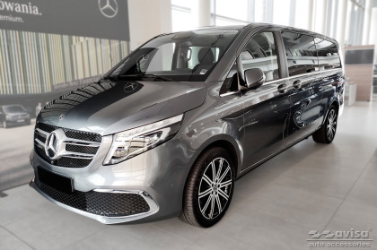 Nerezová ochranná lišta zadního nárazníku Avisa pro Mercedes V Klasa W447/ Vito 3 černá