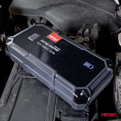 Startovací zařízení 3in1 12V 12Ah 1000A PRO AMiO-04676