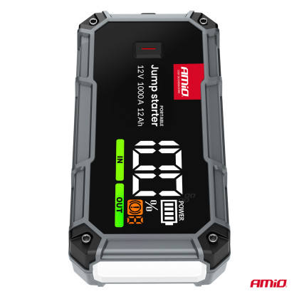 Startovací zařízení 3in1 12V 12Ah 1000A PRO AMiO-04676