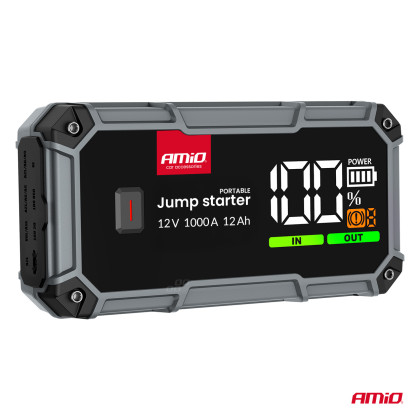 Startovací zařízení 3in1 12V 12Ah 1000A PRO AMiO-04676
