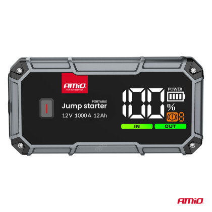Startovací zařízení 3in1 12V 12Ah 1000A PRO AMiO-04676