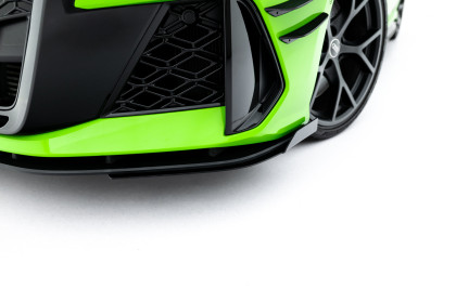 Street pro spoiler pod nárazník lipa + flaps Audi RS3 Sportback 8Y Facelift černý