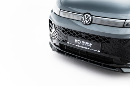 Spojler pod nárazník lipa V.1 Volkswagen Tiguan R-Line Mk3 černý lesklý plast