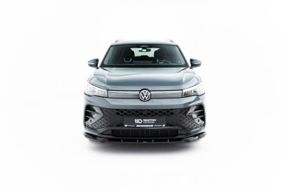 Spojler pod nárazník lipa V.1 Volkswagen Tiguan R-Line Mk3 černý lesklý plast