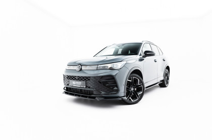 Spojler pod nárazník lipa V.1 Volkswagen Tiguan R-Line Mk3 černý lesklý plast