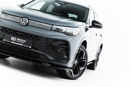 Spojler pod nárazník lipa V.1 Volkswagen Tiguan R-Line Mk3 černý lesklý plast