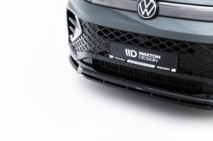 Spojler pod nárazník lipa V.2 Volkswagen Tiguan R-Line Mk3 černý lesklý plast