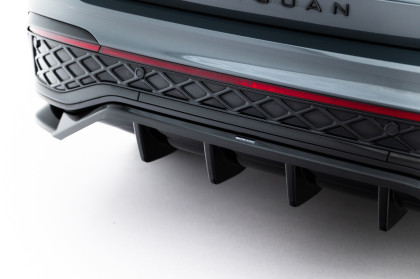 Spoiler zadního narázníku Volkswagen Tiguan R-Line Mk3 černý lesklý plast