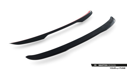 Prodloužení spoileru BMW 3 M-Pack Touring F31 / F31 Facelift černý lesklý plast