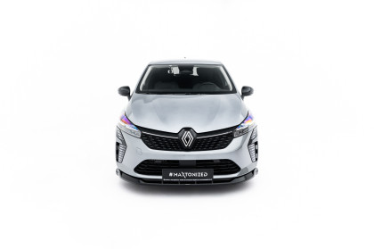 Spojler pod nárazník lipa Renault Clio Mk5 Facelift černý lesklý plast
