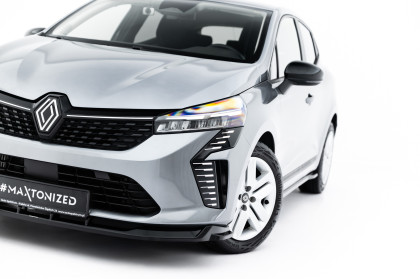 Spojler pod nárazník lipa Renault Clio Mk5 Facelift černý lesklý plast