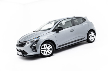 Prahové lišty Renault Clio Mk5 Facelift černý lesklý plast