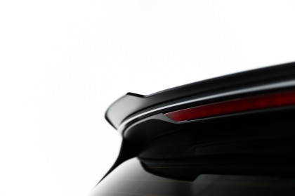 Prodloužení spoileru Renault Clio Mk5 Facelift černý lesklý plast