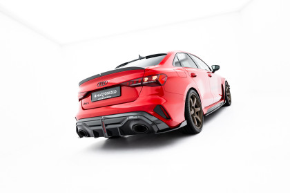 Prodloužení spoileru V.2 Audi RS3 / S3 / A3 S-Line / A3 Sedan 8Y Facelift Carbon