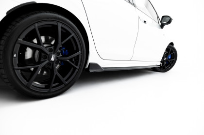 Prahové lišty Volkswagen Golf R Variant Mk8 Facelift černý lesklý plast