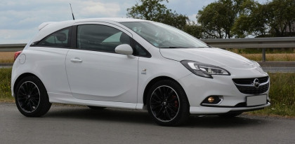 Spoiler pod přední nárazník 2-díly splitters - TFB Opel Corsa E OPC style