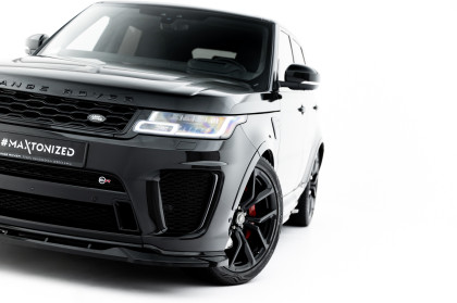 Spojler pod nárazník lipa Land Rover Range Rover SVR Mk2 Facelift černý lesklý plast