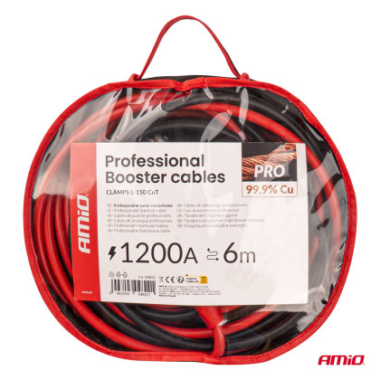 Startovací kabely 99,9 % měď 1200A - 6m AMiO-04822