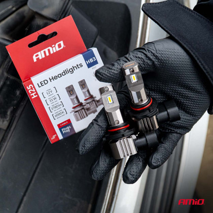 LED žárovky hlavního svícení Série H25 CANBUS HB3 9005 12V 31W AMIO-04714