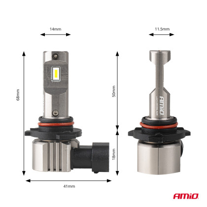 LED žárovky hlavního svícení Série H25 CANBUS HB3 9005 12V 31W AMIO-04714