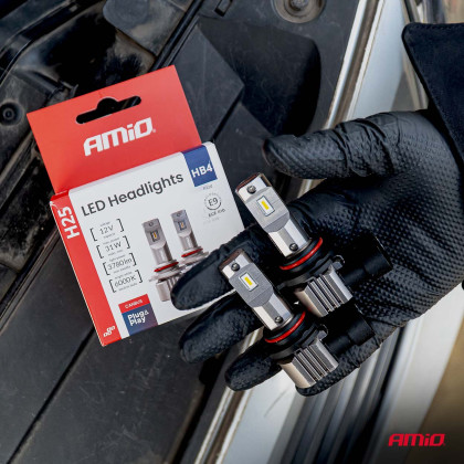 LED žárovky hlavního svícení Série H25 CANBUS HB4 9006 12V 31W AMIO-04715