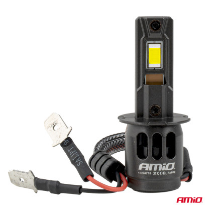 LED žárovky hlavního svícení Série F25 PRO BLACK FULL CANBUS H3 68W 12V 24V AMIO-04718