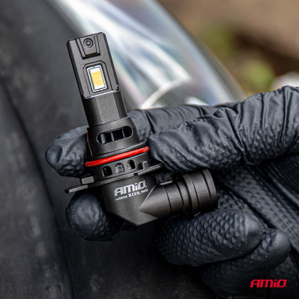 LED žárovky hlavního svícení Série F25 PRO BLACK FULL CANBUS HIR2 68W 12V 24V AMIO-04724