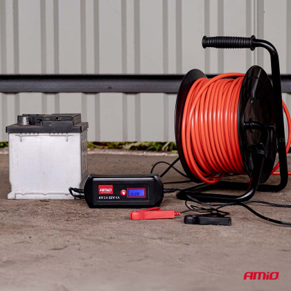 Nabíječka digitální STD GEL AGM WET MAX 4A 6/12V AMIO-04523