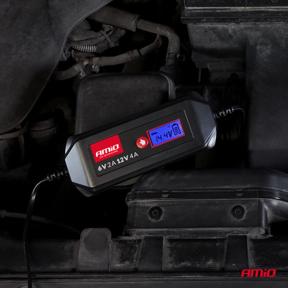 Nabíječka digitální STD GEL AGM WET MAX 4A 6/12V AMIO-04523