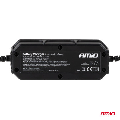 Nabíječka digitální LEAD ACID LFP MAX 5A 6/12V AMIO-04522
