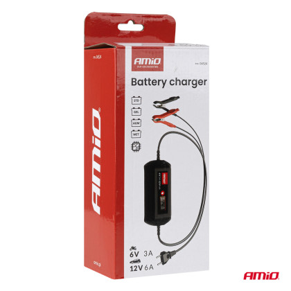 Nabíječka digitální STD GEL AGM WET MAX 6A 6/12V AMIO-04524
