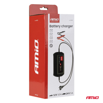Nabíječka digitální STD GEL AGM WET MAX 10A 12/24V AMIO-04525
