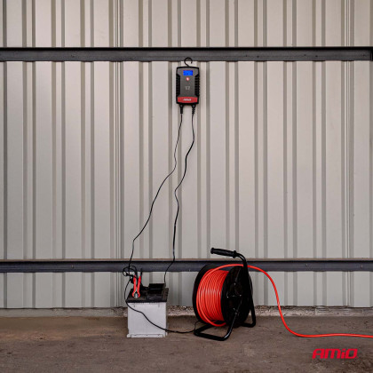 Nabíječka digitální AGM GEL STD LiFePo4 MAX 6A 6/12V PRO HOOK AMIO-04532