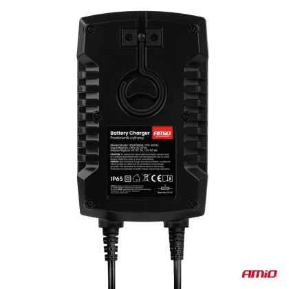 Nabíječka digitální AGM GEL STD LiFePo4 MAX 6A 6/12V PRO HOOK AMIO-04532