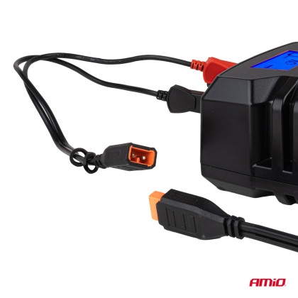 Nabíječka digitální AGM GEL STD LiFePo4 MAX 6A 6/12V PRO HOOK AMIO-04532