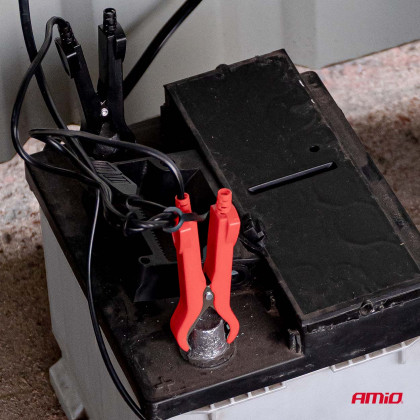 Nabíječka digitální AGM GEL STD LiFePo4 MAX 8A 12/24V PRO HOOK AMIO-04533