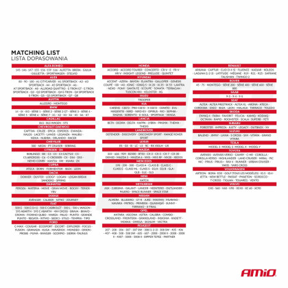 Sada univerzálních předních a zadních potahů na sedadla SC-02 AMIO-04602