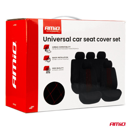 Sada univerzálních předních a zadních potahů na sedadla SC-03 AMIO-04603