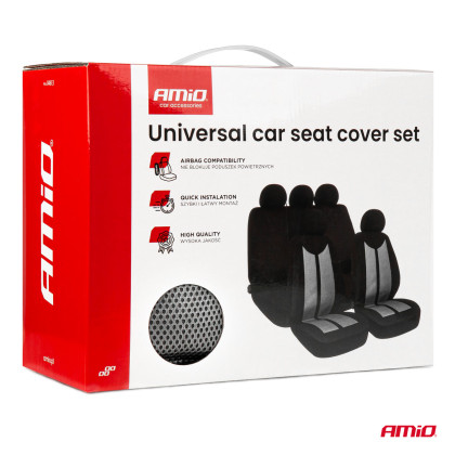 Sada univerzálních předních a zadních potahů na sedadla SC-13 AMIO-04613