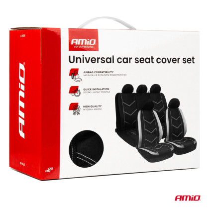 Sada univerzálních předních a zadních potahů na sedadla SC-19 AMIO-04619