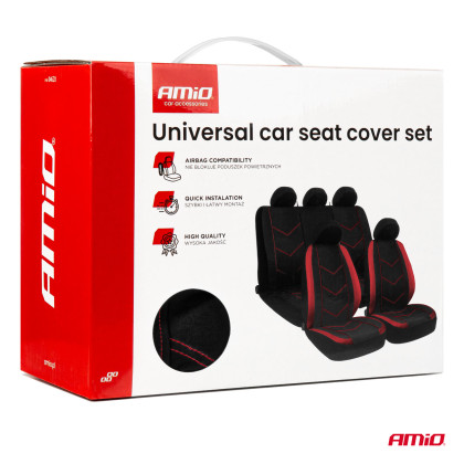 Sada univerzálních předních a zadních potahů na sedadla SC-20 AMIO-04620