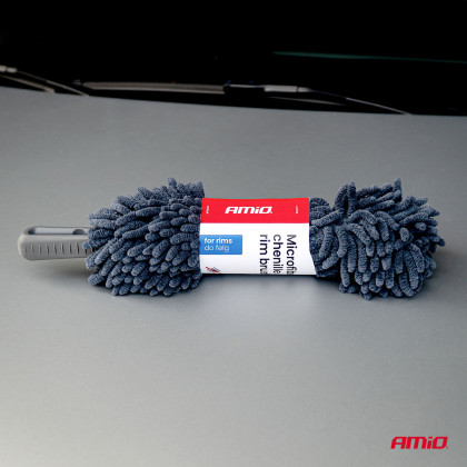 Kartáč na disky ze žinylky 7x7x37cm AMiO-04726