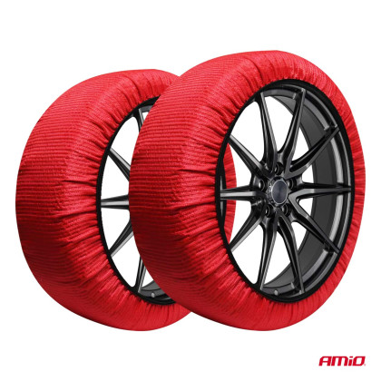 Textilní sněhové řetězy 3D XXL EN16662-1 Önorm V5121 2 ks AMIO-04511