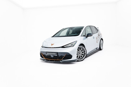 Spojler pod nárazník lipa V.1 Cupra Born Mk1 černý lesklý plast