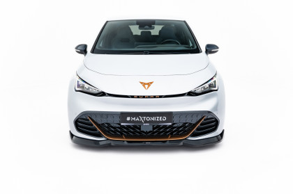 Spojler pod nárazník lipa V.2 Cupra Born Mk1 černý lesklý plast