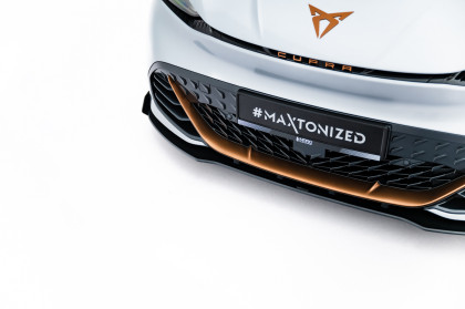 Street pro spoiler pod nárazník lipa + flaps Cupra Born Mk1 černo červený