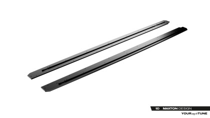 Prahové lišty Street pro Cupra Born Mk1 černo červené