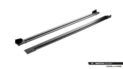 Prahové lišty Street pro + flaps Cupra Born Mk1 černo červené